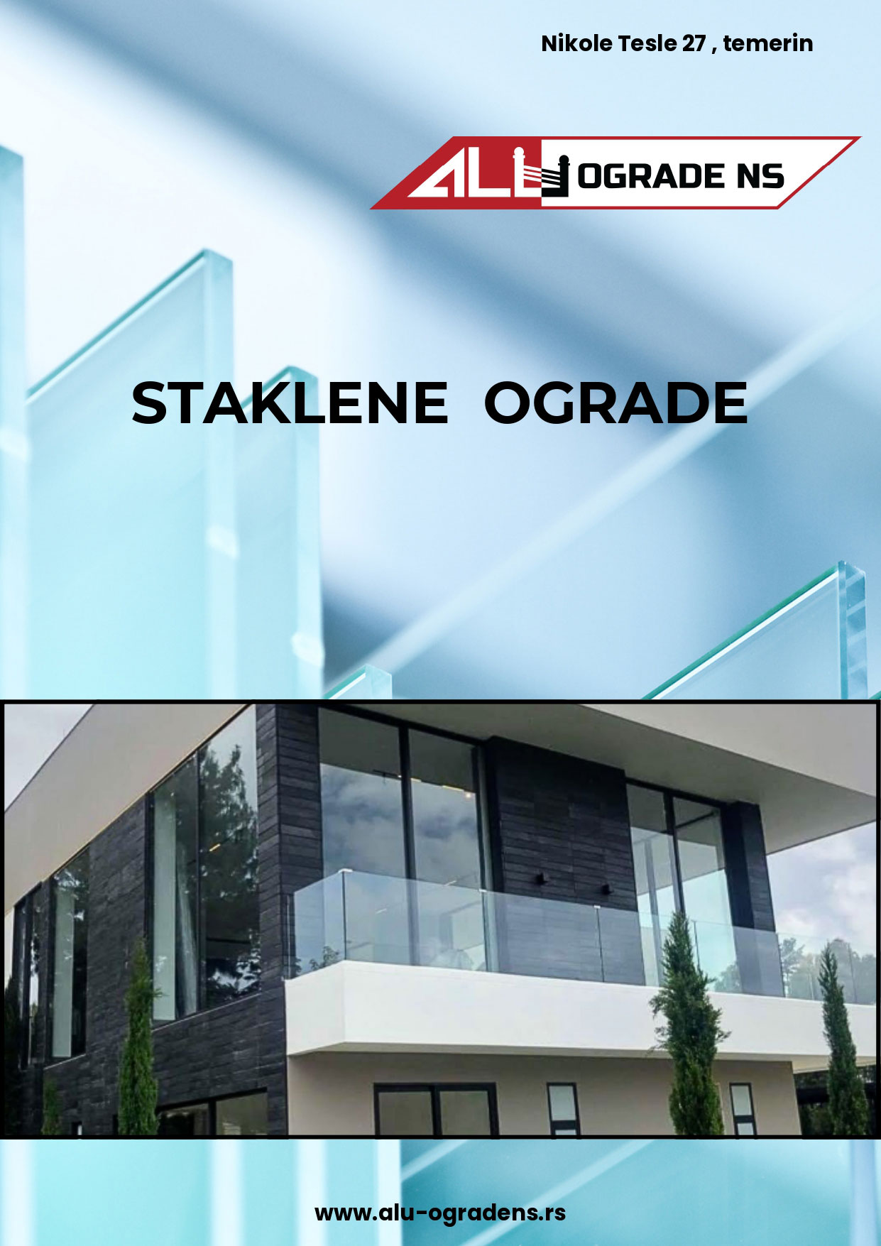 Staklene ograde katalog